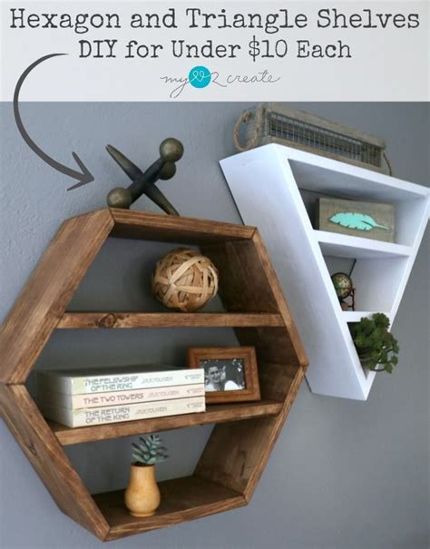 Diy Triangle Shelf Hexagon