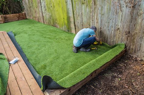 diy turf grass installation