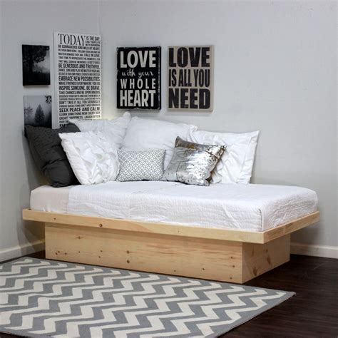 DIY Twin Platform Bed Luvurpassion