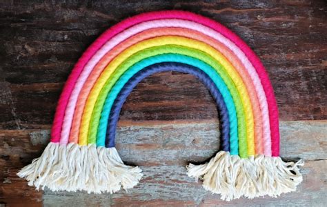 Diy Wall Hanging Rainbow