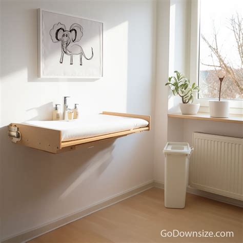 Diy Wall Mounted Changing Table