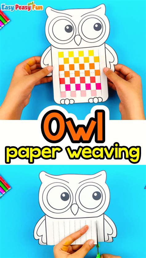 Diy Weaving Loom Owl Pattern Printable