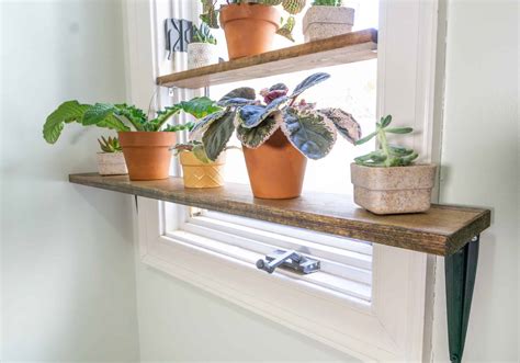 DIY Floating Window Plant Shelf Tutorial • Grillo Designs