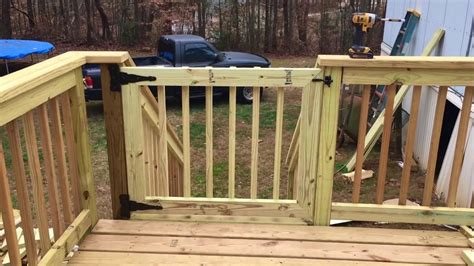 Diy Wood Deck Gate