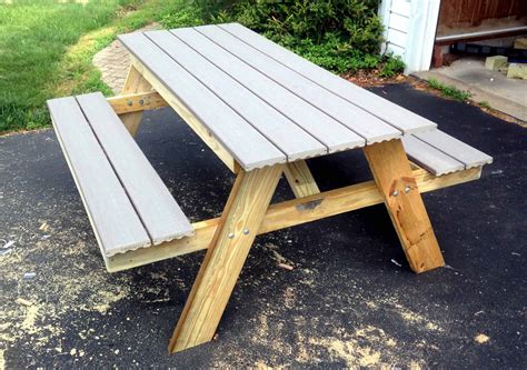 Reclaimed Wood FlatPack Picnic Table With Planter/Ice Trough Diy