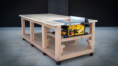 Diy Workbench For Dewalt Table Saw