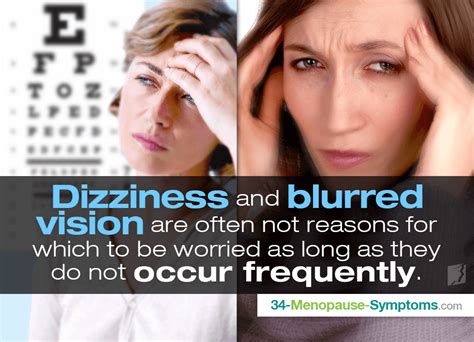 dizziness and eyes blurry