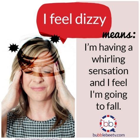 dizzy meaning in english with example