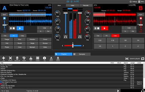 dj audio mixer software