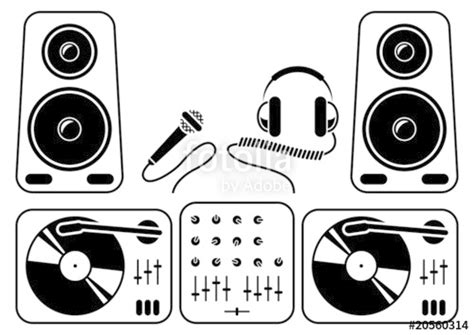 Dj Equipment Vector