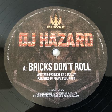 dj hazard bricks don t roll vinyl