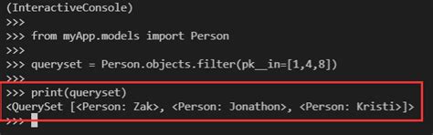 Django Filter Pk