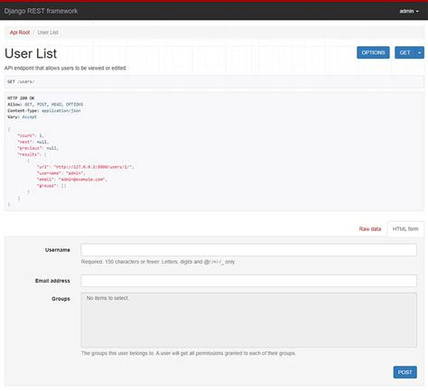 django rest framework template html renderer