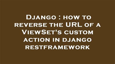 Django Template Url Reverse