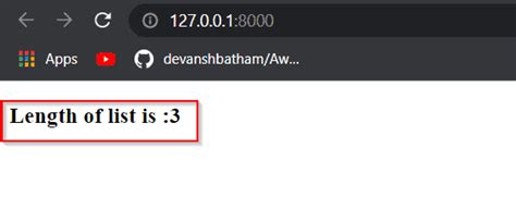 Django Templates Length Of List