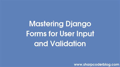 Django Templates User Input
