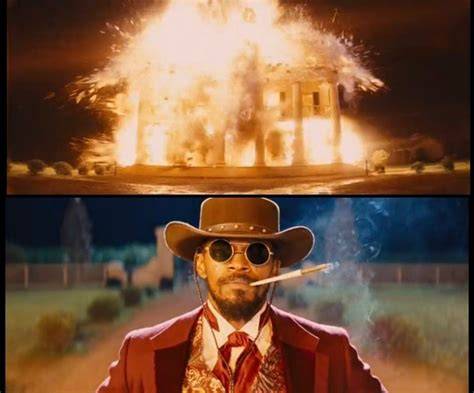 19 of the Funniest Leonardo Dicaprio Laughing Memes from Django