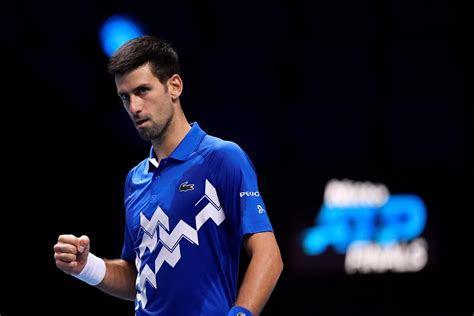 djokovic reaches atp finals showdown