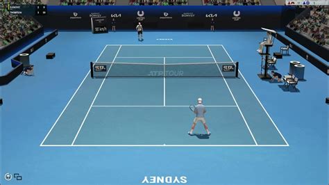 djokovic vs thompson full ace tennis sydney