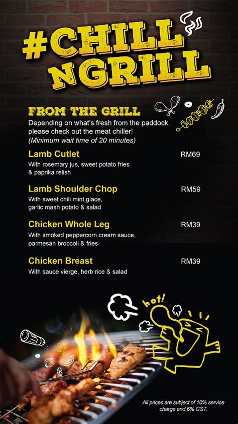 Online Menu of The Family Chill & Grille Restaurant, Tyrone