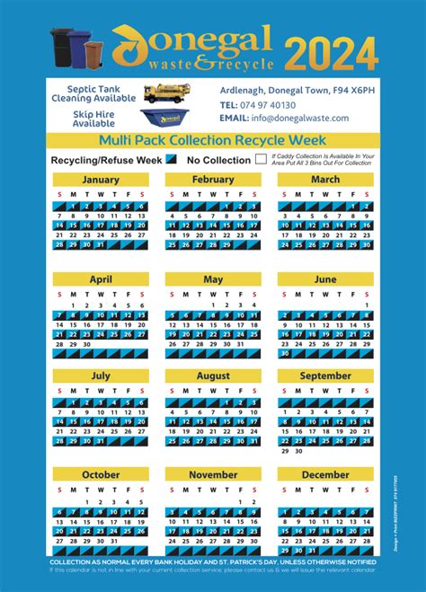 Dm Waste Calendar 2024