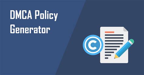 dmca policy