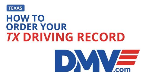 dmv texas driving record