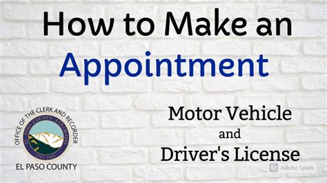 dmv vehicle registration appointment