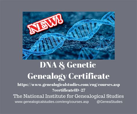 dna ancestry testing certification