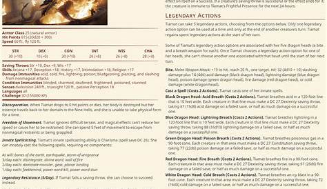 Bahamut - Stat block based on 5e Tiamat and info from the Forgotten