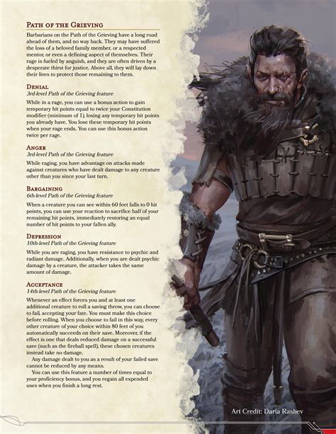 dnd 5e barbarian subclasses homebrew