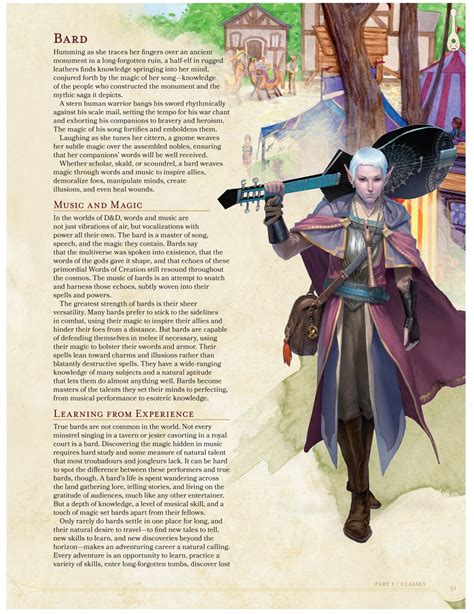 dnd 5e bard class guide