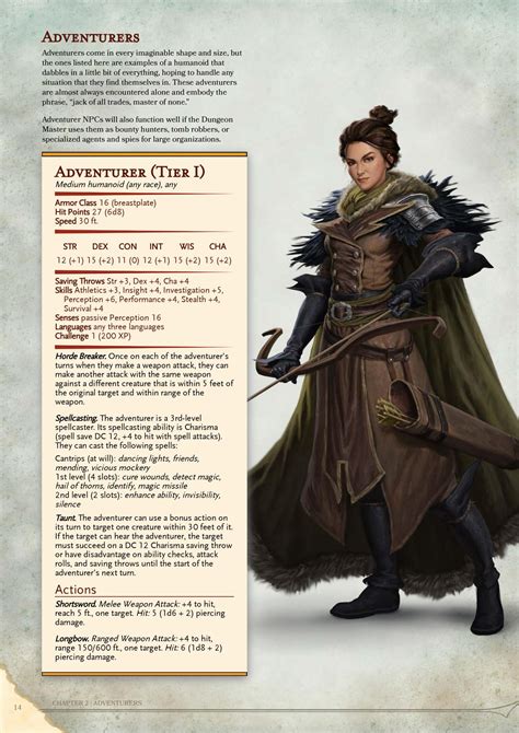 dnd 5e ranger npc