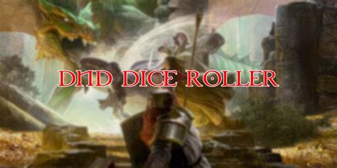 Dnd Dice Website