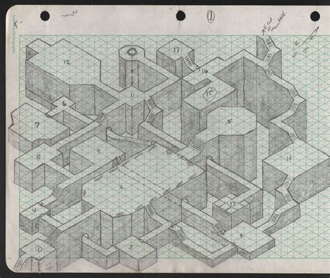 Dnd Graph Paper Dungeon Map Tutorial