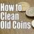 do coin collectors clean coins