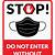 do not enter without mask sign free printable