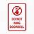 do not ring doorbell