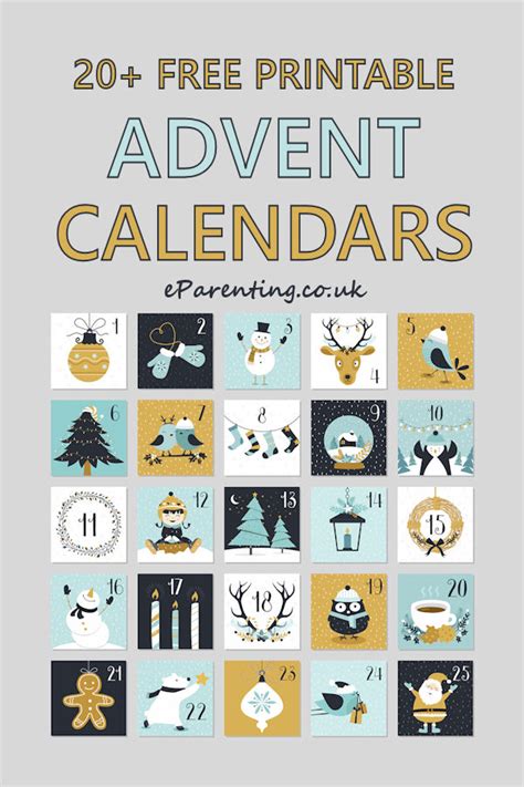 Advent Calendar Countdown Numbers 125 Stock Vector 234292036 Shutterstock