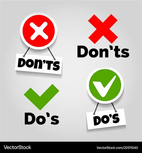 do's and don't image