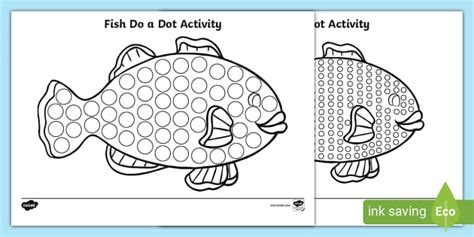 Do A Dot Fish Printable