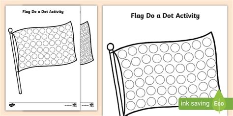 Do A Dot Flag Printable