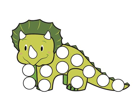 Do A Dot Printables Dino