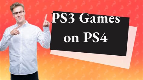Do Any Ps3 Games Work On Ps4
