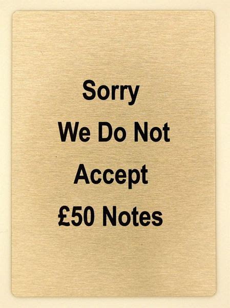 Do B M Accept 50 Notes