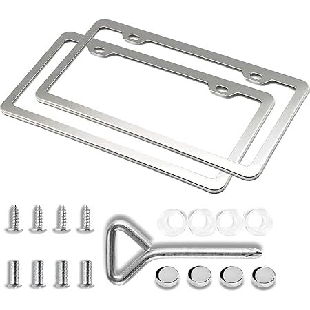 Do Chrome License Plate Frames Rust