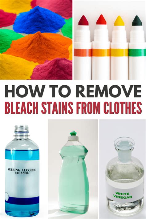 Do Cleaners Remove Bleach Stains