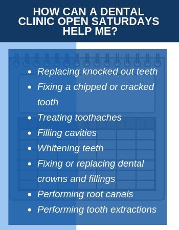 Dentists Open on Saturday Dentistry Services Available on Saturday