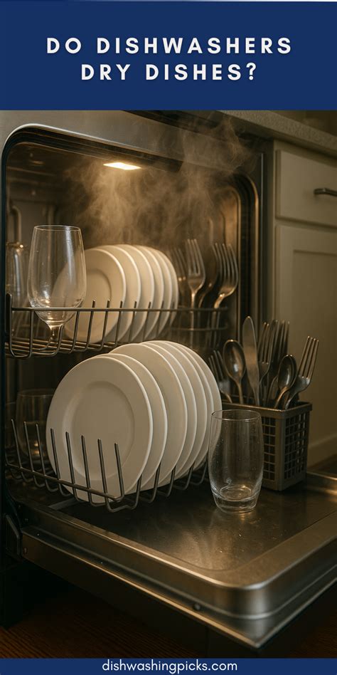 do dishwashers dry dishes