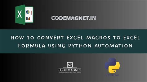 do excel macros use python